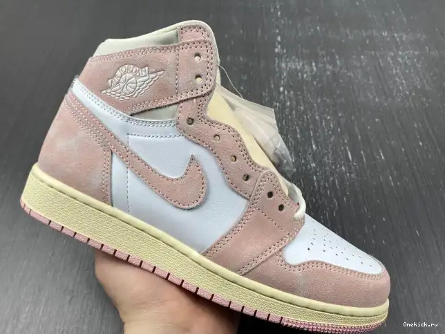 One Kick High Jordan Pink OG Washed Retro (Women's) 1 Air FD2596-600 0612